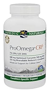 Nordic Naturals ProOmega CRP with Curcumin and L-Glutathione 90 Soft Gels
