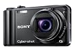 Sony DSC-HX5V Digitalkamera (10 Megapixel Exmor R, 10fach optischer Zoom, 7,6 cm, LC-Display, Full HD Video, Bildstabilisator, Sweep-Panorama, GPS) schwarz