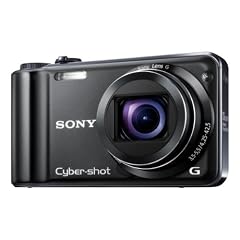 Sony DSC-HX5V Digitalkamera (10 Megapixel Exmor R, 10fach optischer Zoom, 7,6 cm, LC-Display, Full HD Video, Bildstabilisator, Sweep-Panorama, GPS) schwarz