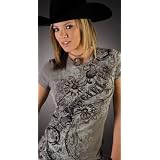Cowgirl Up&reg; Old West Pattern Print Tee for Wom 