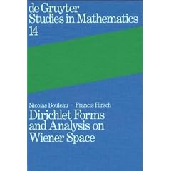 Dirichlet Forms and Analysis on Wiener Space (De Gruyter Studies in Mathematics)