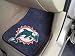 Miami Dolphins universal fit Carpet 2 Pc Car Floor Mat (Rug) Image