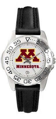 Minnesota Gophers- (University of) Ladies Leather Sports Watch