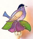 Blue Bird and Flower