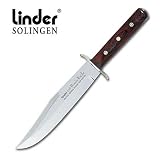 Linder Cocobola Handle Hunting Bowie