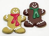 Gingerbread Man Christmas Biscuit Yogurt Gourmet Dog Treat ... Case of 20