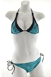 Women's Two piece halter bikini swimwear with removable padding - Style G