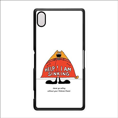 Distress Flares wow Black Hard Plastic Case Snap-On Protective Back Cover for Sony® Xperia Z2 by Clive Gardner + FREE Crystal Clear Screen Protector