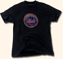 New York Mets Brass Tacks Logo T-Shirt By Red Jacket