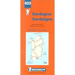 Carte routi�re : Sardaigne, N� 433