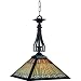 RAM Lighting 56-16 Meander Tiffany Bronze Pendant