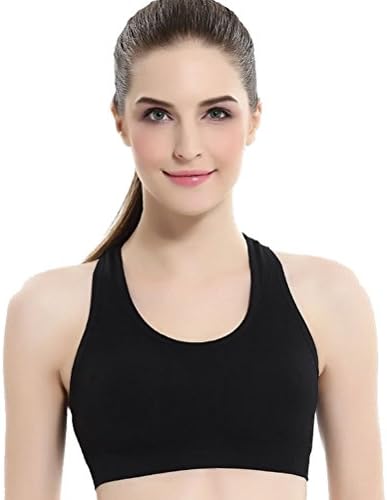 QHZH Womens Sports Bras, Classic Gym Yoga Running Sleep Bra , Active High Control Support Wireless Comfort Top Sportswear!