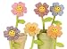 Plush Asst Gingham Flowers 18"