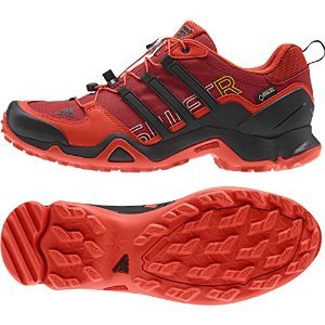 adidas Outdoor Terrex Swift R GTX Hiking Shoe - Men's University Red/Black/Dark Orange - 10