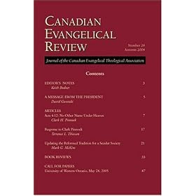Canadian Evangelical Review by 