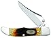 Case Cutlery Hunter Mid-Fold Sawcut Anq Bone Ss Bclip