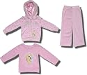 Disney Princess 3 piece Velour set with faux-fur trim hoodie for Toddler girls - ON SALE