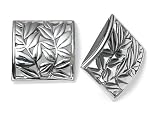 : Sterling Silver Hana Design Square Earrings by Zina