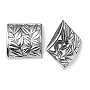 Sterling Silver Hana Design Square Earrings by Zina