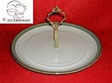 NORITAKE SANIBEL GREEN 8038 HOSTESS TRAY