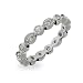 Jewelry : Eve's Addiction CZ Sway Stackable Eternity Ring