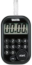 TANITA デジタルタイマー100分計 ブラック TD-379-BK