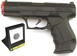 Airsoft Gun Spring Pistol Comes with a Trap Target, Full Scale 1/1 Shoots Around 240 FPS