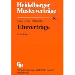 Heidelberger Mustervertr�ge, H.61, Ehevertr�ge