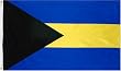 Bahamas National Country Flag - 3 foot by 5 foot Polyester (New)