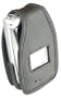 Technocel Leather Case for Sendo M551 - black with stationary clip