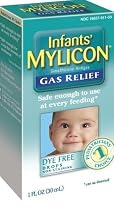 Mylicon Gas Relief Drops for Infants, Dye Free, 1-Ounce Bottles (Pack of 2)