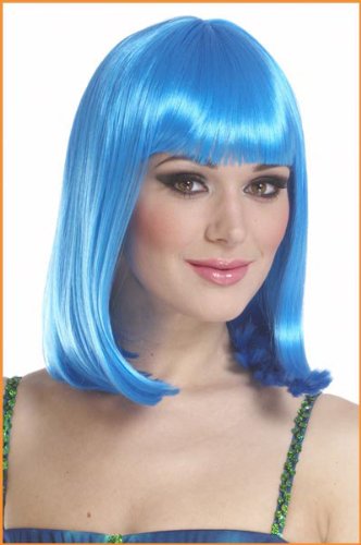 Halloween Wigs Blue Peggy Sue Costume Wig
