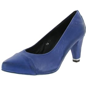 Buy DIESEL Jeans Newswing Ladies Dress Classic Leather Almond Pointed Toe Pumps High Heels Shoes... by Diesel