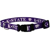 Kansas State Wildcats Purple Adjustable Dog Collar