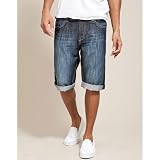 White Label Denim Shorts - Dark blue - Mens