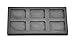 1 oz Troy Ounce 6 Cavity Rectangle Gold Graphite Ingot Mold For Melting Casting Refining Scrap Jewelry