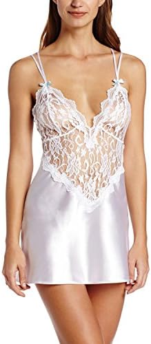 Women's Enchanting Stain Charmuse Chemises Sexy Lingerie Babydoll Sleepdress