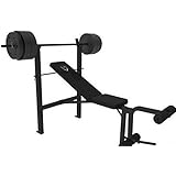 CAP Barbell Deluxe Bench w/ 100-Pound Weight Set