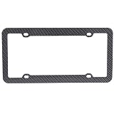 Buy Car Plastic License Plate Frame - Carbon Fiber