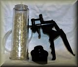 Includes Penis Enlarger Cream - Swedish Penis Vacuum Enhancement Pump Enhancer Pistol Trigger Style Enlarger with the Enhanced Noduled Silicone Full Sleeve Insert