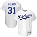 Majestic L.A. Dodgers #31 Brad Penny White Replica Baseball Jersey