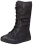Blowfish Hee Hee FURR lace Bootee BF1630AU12, Damen Fashion Halbstiefel & Stiefeletten, Schwarz (black relax PU BF3), EU 42