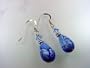 "Venetian Drops" Earrings (Blue)