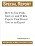 How to Use Polls and Surveys That Brand You as an Expert