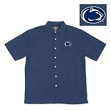 Penn State Nittany Lions NCAA Prevail Button Down Short Sleeve Shirt For Men (Navy)