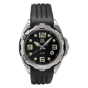 ESQ by Movado Men's Torrent Black Rubber Strap Watch #07301306