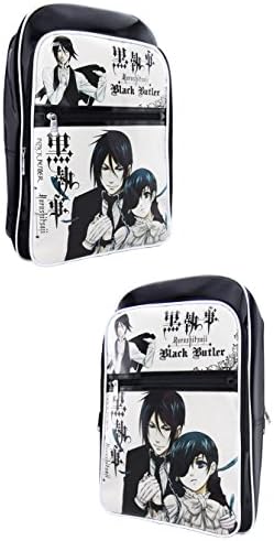 Lifewalker® Japanese Anime Cosplay Black Butler Sebastian 15 Inch Waterproof Laptop Backpack