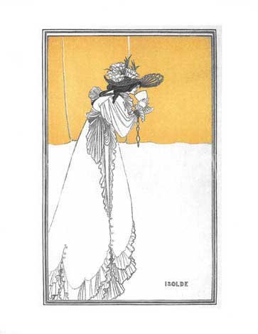 Isolde, Art Poster by Aubrey Beardsley