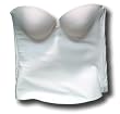 Q-T Bridal Corset Bra Bustier White 36B