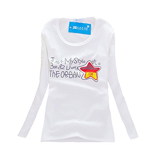 Tech-Smart Women's Fitted Plain Long Sleeves Round Crew Neck T Shirt Top